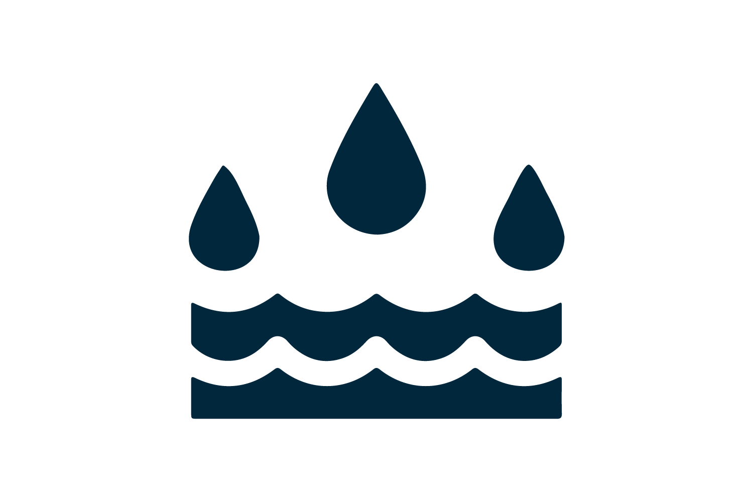 Agua abundante, cristalina